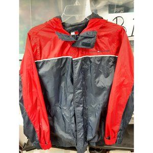 Vintage TOMMY HILFIGER Athletics Flag Spell Out Jacket/Windbreaker. Medium M